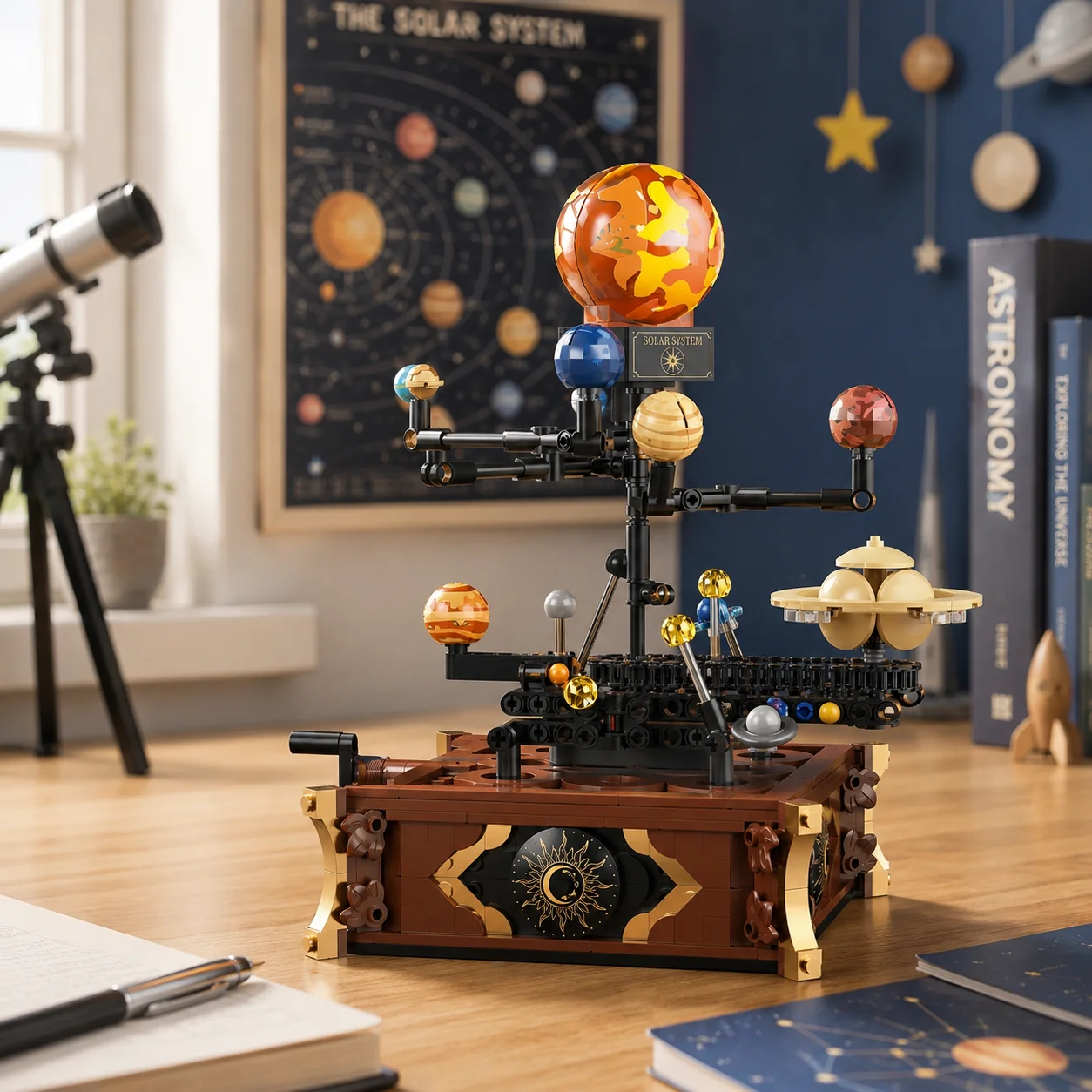 Solar System Orrery - Набор из 697 деталей: Классическая модель